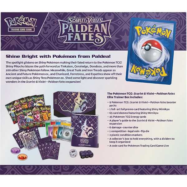 Pokémon TCG: Scarlet & Violet 4.5 Paldean Fates ETB